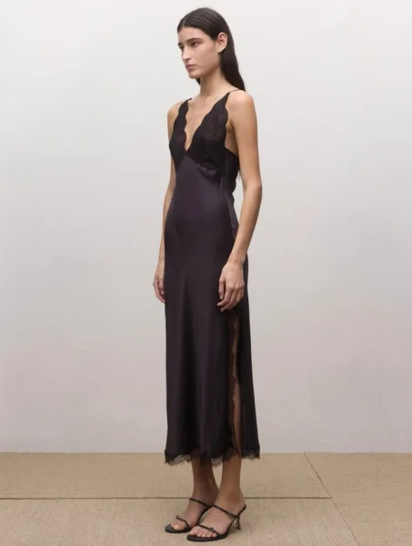 Mango Burgundy Lace Dress святкова сукня